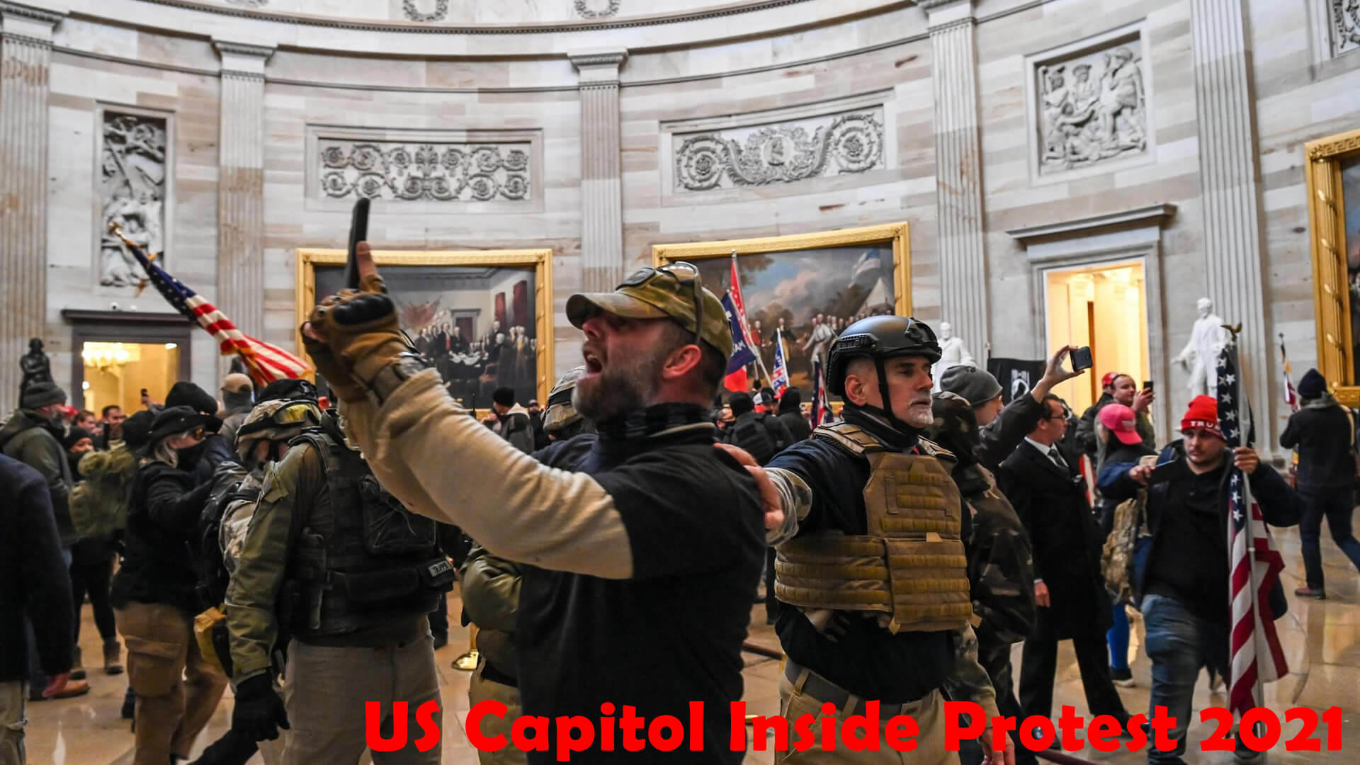 US Capitol Inside Protest 2021